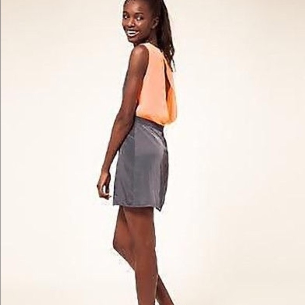 ASOS Open Back Gray Dress Size Small